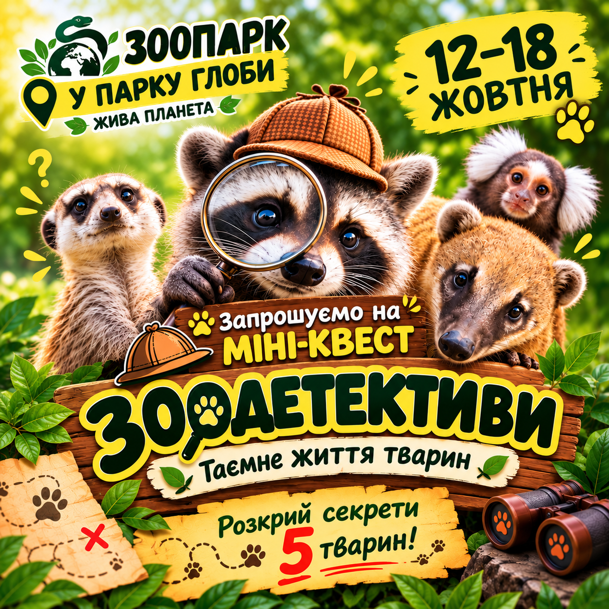 День Батька у зоопарку - запрошуємо на свято у парк Глоби 